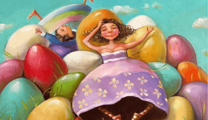 Amigos-sobre-pelotas