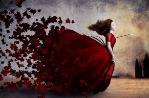 Femme-fleche-dans-le-coeur