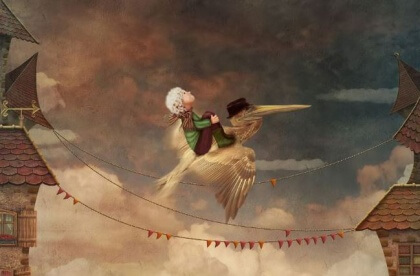 enfant volant