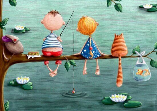 enfants chat