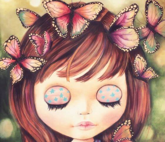 petit-fille-papillons