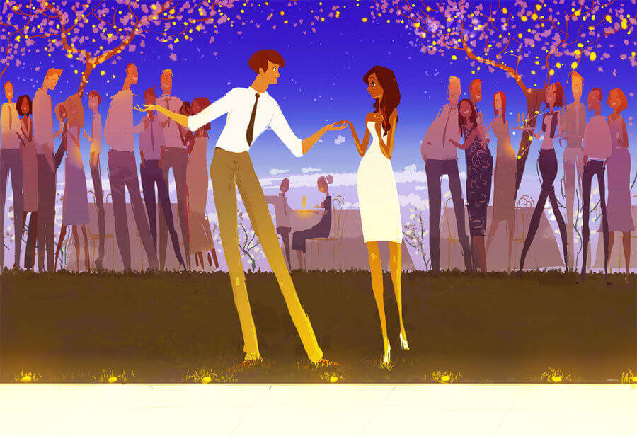 Pareja-bailando