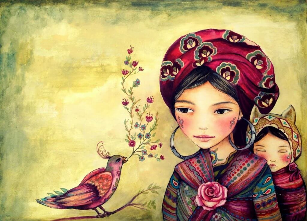 femme et son enfant