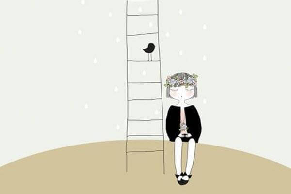 Enfant-pres-d'une-echelle-avec-oiseau