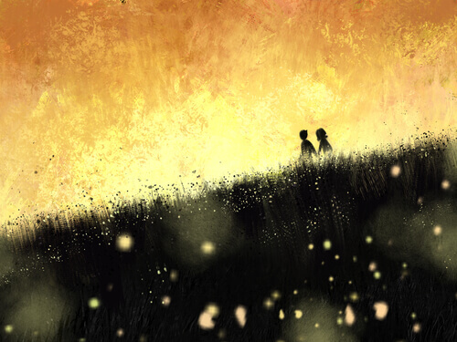 amis profitant de la vie