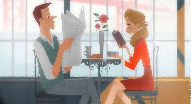 couple dans un restaurant