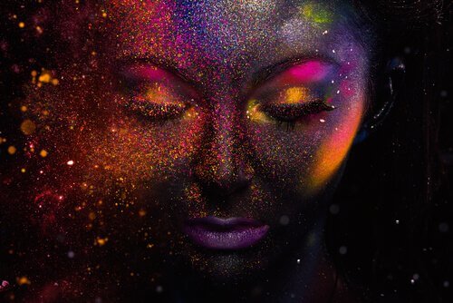 femme de femme couleurs