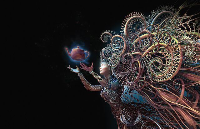 femme fantaisie teillere