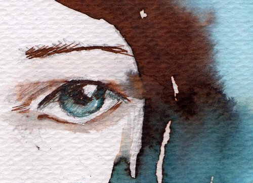 femme triste