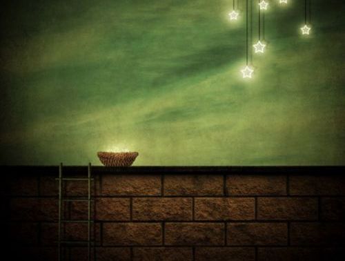 pannier plein d'etoiles