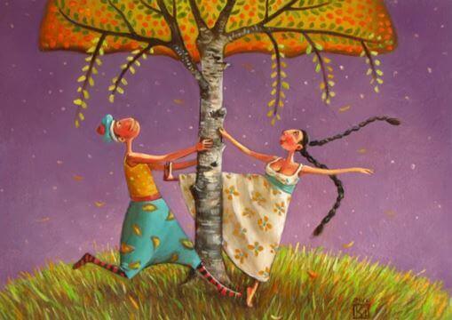 Couple-sous-l'arbre