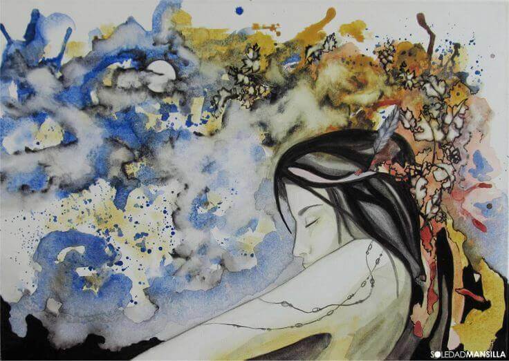 Femme-yeux-fermes-seule