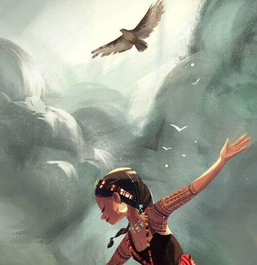 Fille-et-oiseau