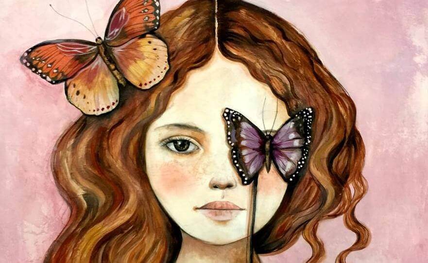 Fille-et-papillons