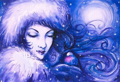 Fille-triste-regardant-oiseau