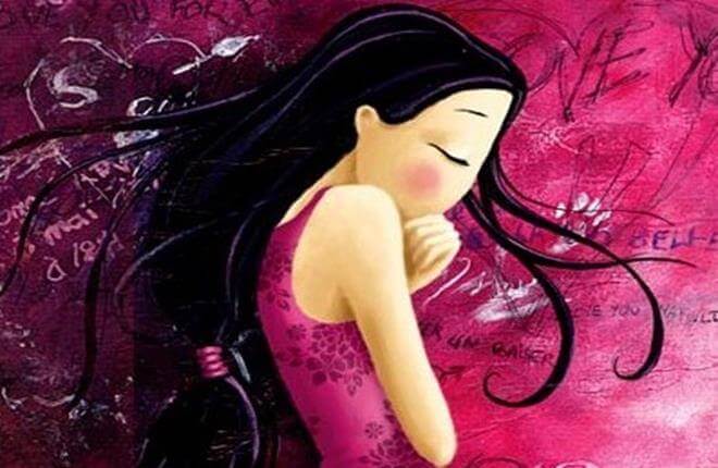 Jeune-avec-robe-rose-timide-pensant-aux-comparaisons-Copy