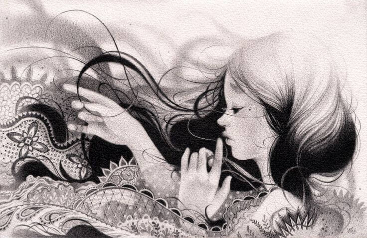 Jeune-noir-et-blanc-faisant-face-a-la-peur