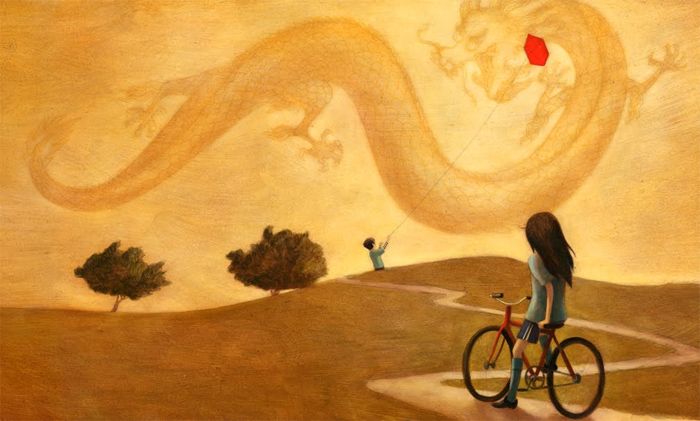 fille sur son velo