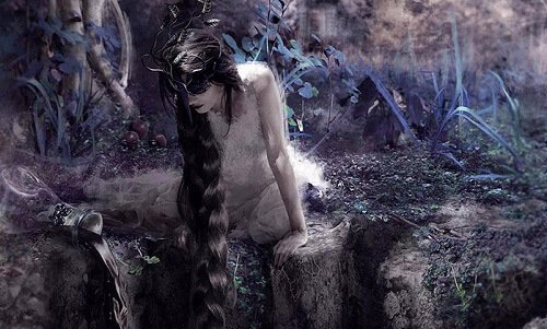 jeune fille avec un masque