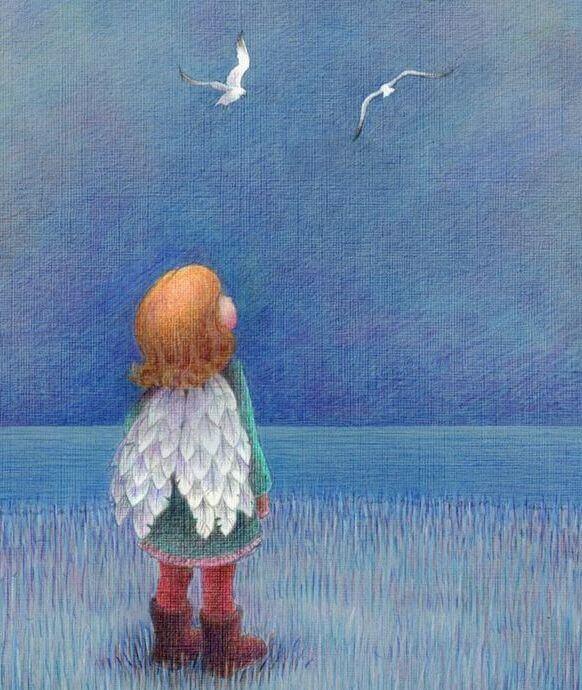 niño-con-alas-mirando-el-cielo
