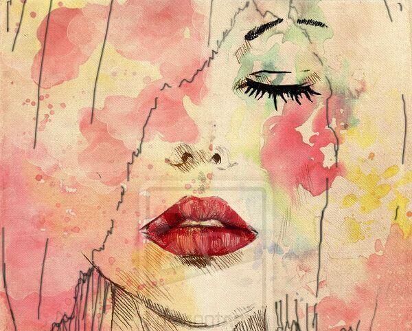 visage femme