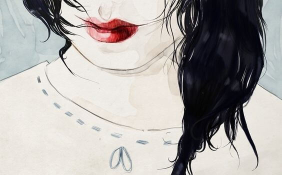 Femme-levres-rouges