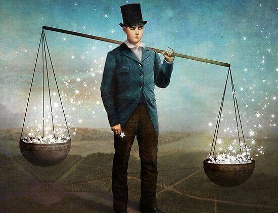 Homme-balance