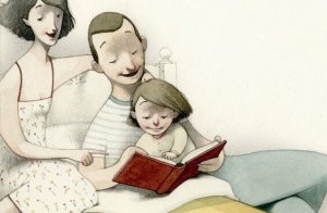 Couchez vos enfants avec une histoire, pas avec la télévision