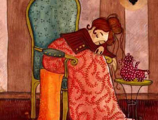 mujer-descansando-después-de-un-día-de-trabajo-doméstico