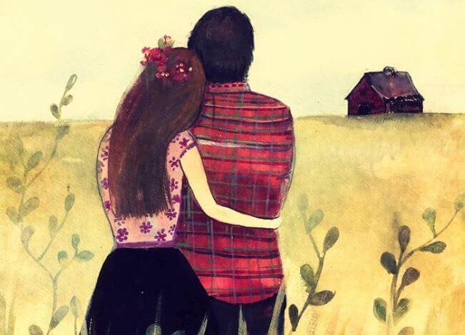 pareja-abrazada-mirando-al-horizonte