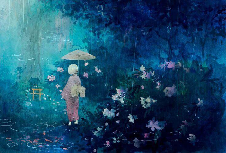 Decor-japonais-representant-les-bonnes-personnes