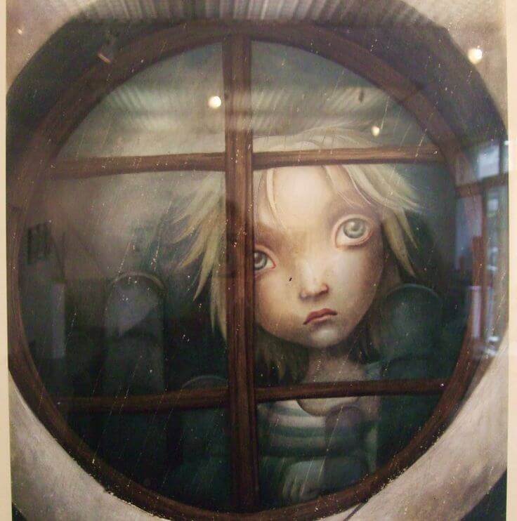 Enfants-tristes-a-la-fenetre