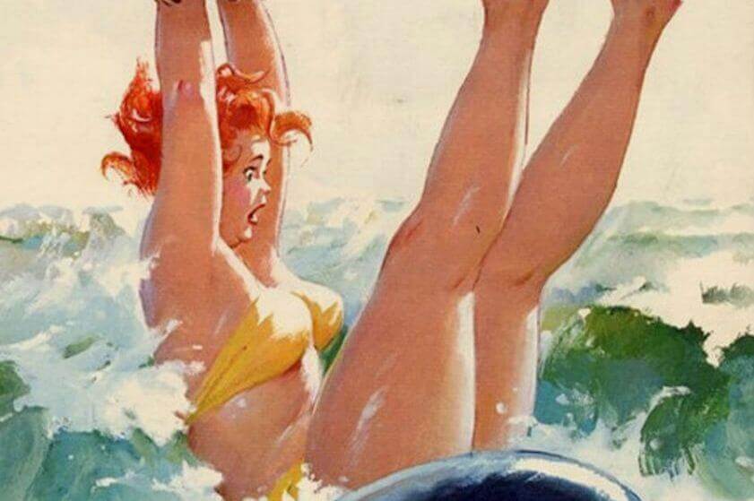 Femme-dans-l'eau
