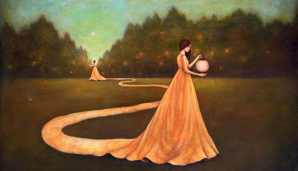Femme-se-trouvant-dans-un-jardin