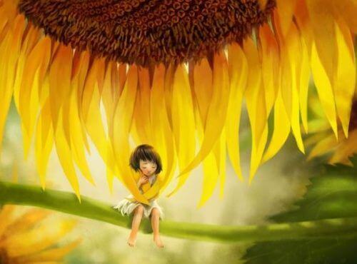 Fille-triste-regardant-le-sol