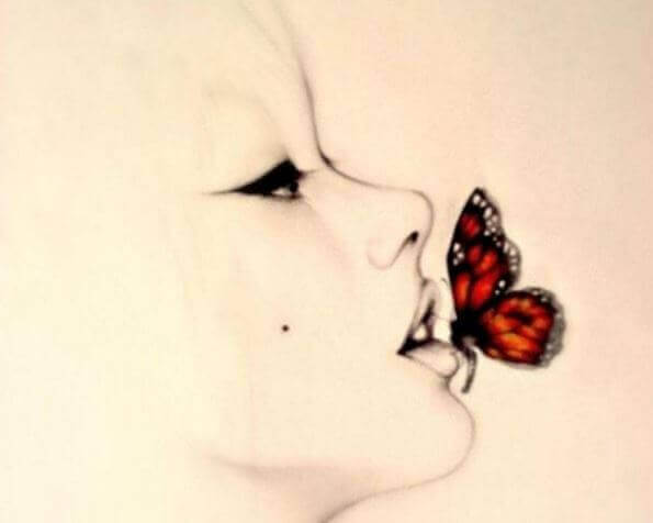 Papillon-bouche