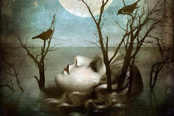 Visage-et-corbeau-tabou-de-la-mort