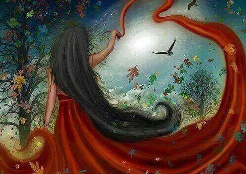 femme-rouge-faisant-le-bien