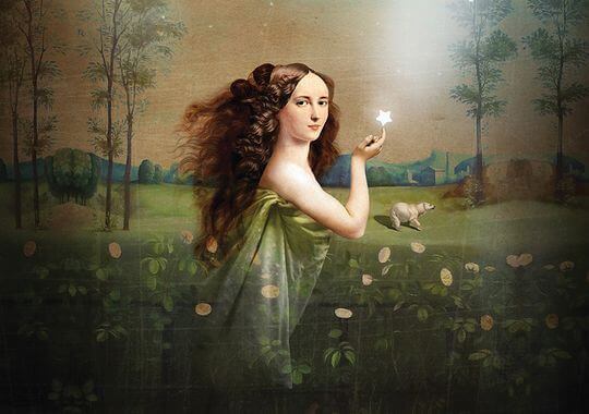 mujer-con-estrella-en-la-mano