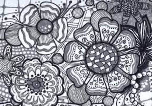 zentangle-de-flores