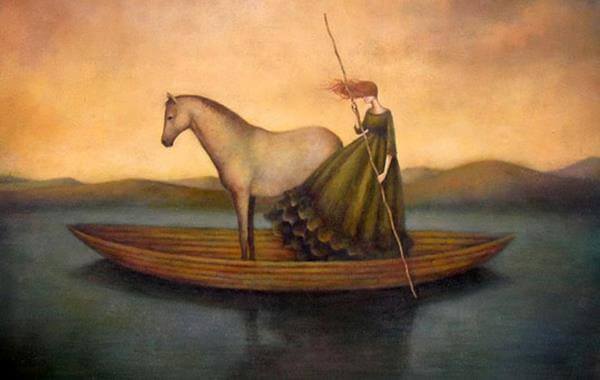 Cheval-et-femme-representant-le-temps