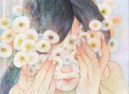 Femme-avec-fleurs-sur-le-visage