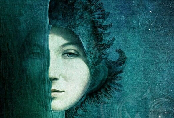 demi-visage-de-femme