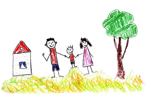 dessin-arbre-maison-famille