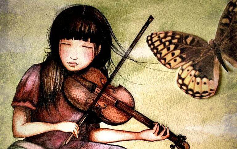 fille-jouant-du-violon-papillon