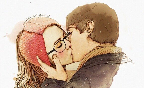 Couple-s'embrassant
