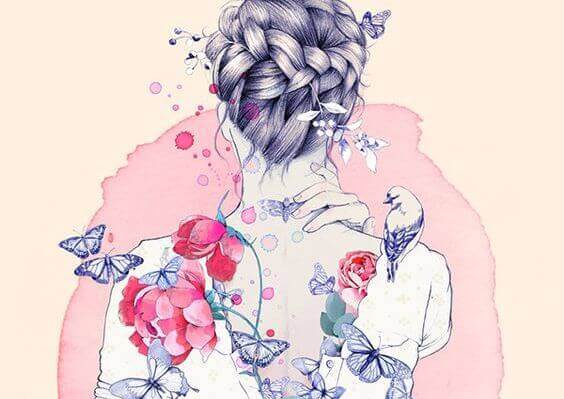 Femme-illustration-dos