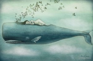 Nous pleurons parfois tellement que des baleines pourraient nager dans nos larmes