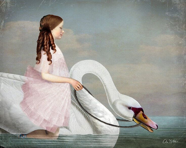 niña-con-cisne1