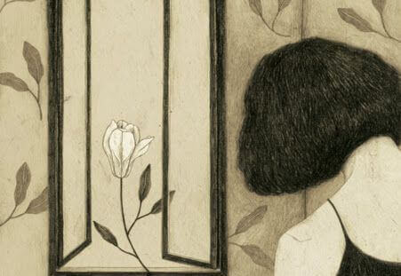 femme-et-fleur